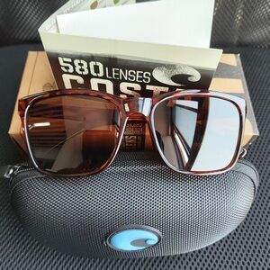 Costa Tortoise Sunglasses with Dark Lenses